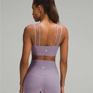 Lululemon Align Leggings and Sports Bra Set sz 12 L/XL NWT Lilac Purple